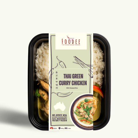 Foodee - Thai Green Curry Chicken with Steamed Rice 400g