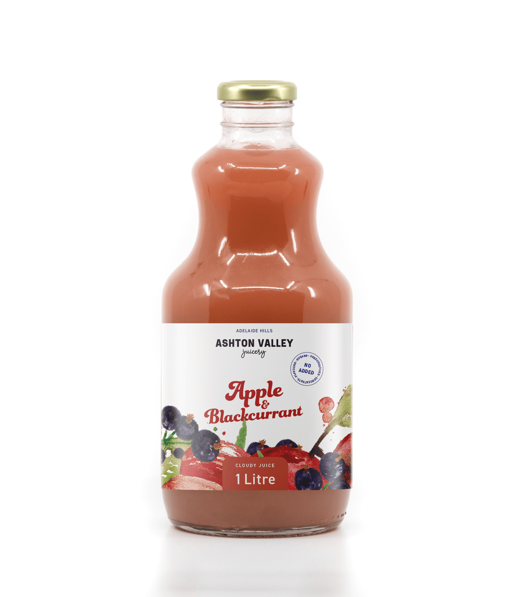 Ashton Valley Juice Cloudy Apple & Blackcurrant 1lt