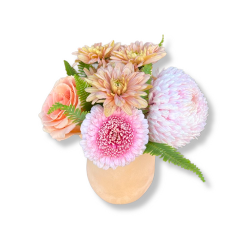 Mother's Day - Medium Pastel Floral Vase