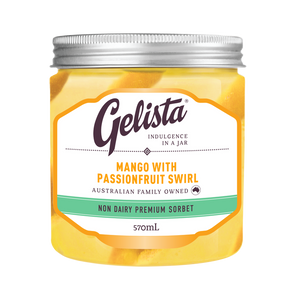 Gelista Ice-cream Mango with Passionfruit Swirl 570ml