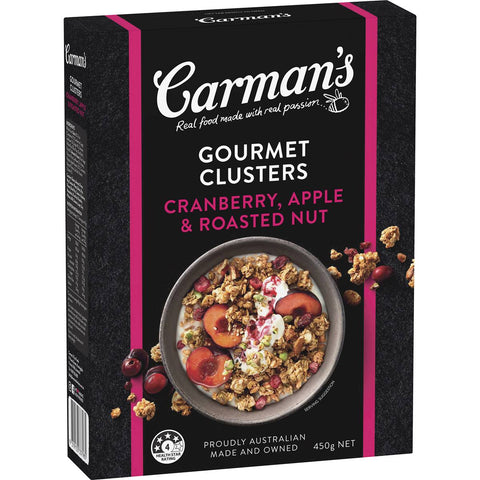 Carman's Gourmet Clusters Cranberry, Apple & Roasted Nut 450g