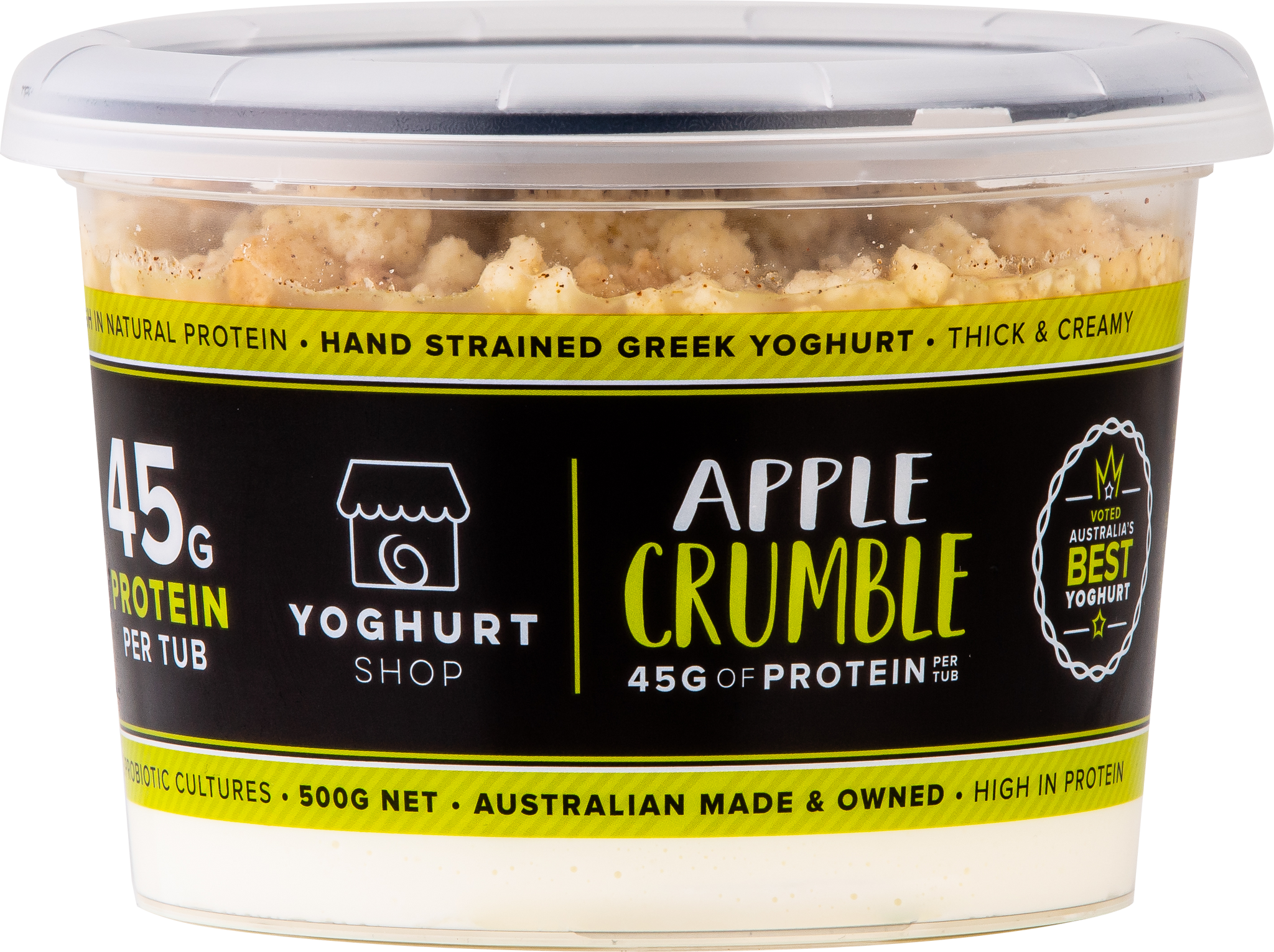 Yoghurt Shop Apple Crumble Yoghurt 500g