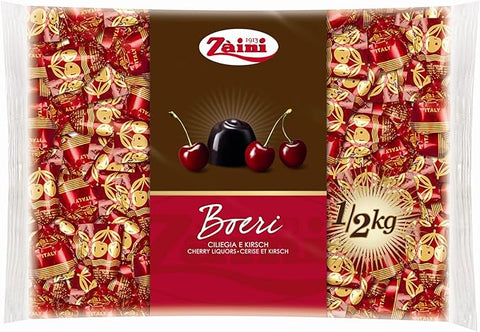 Zaini Chocolate Cherry Liqueurs 500g