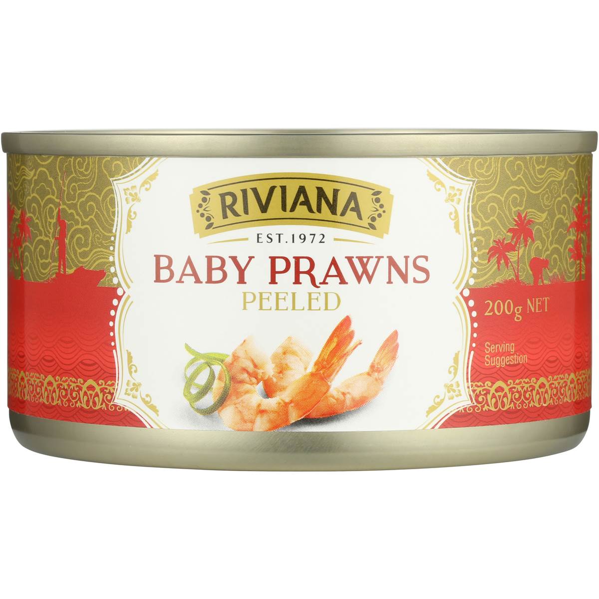 Riviana Baby Prawns Peeled 200g