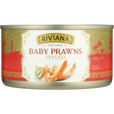 Riviana Baby Prawns Peeled 200g