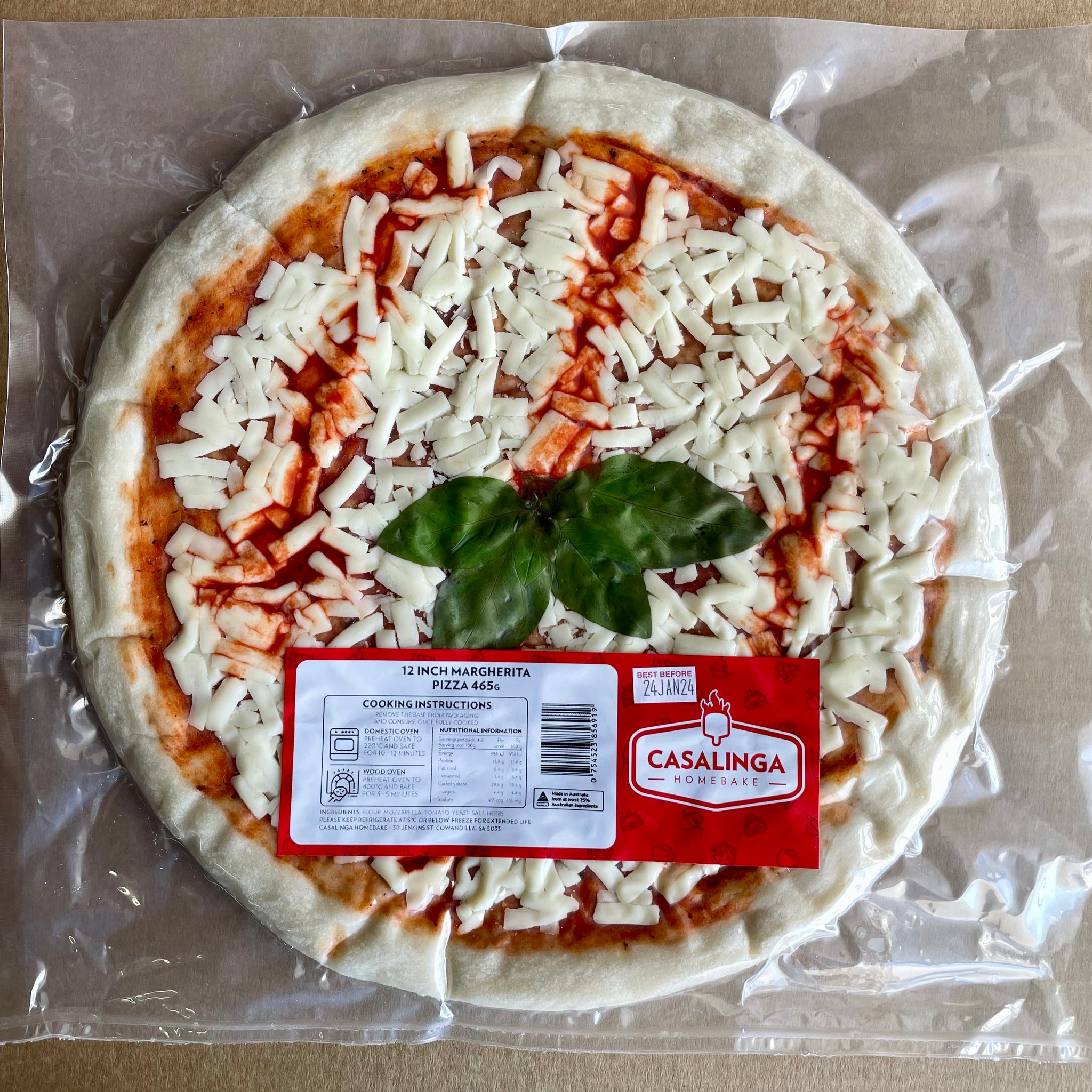 Casalinga - 12" Margherita Pizza 465g