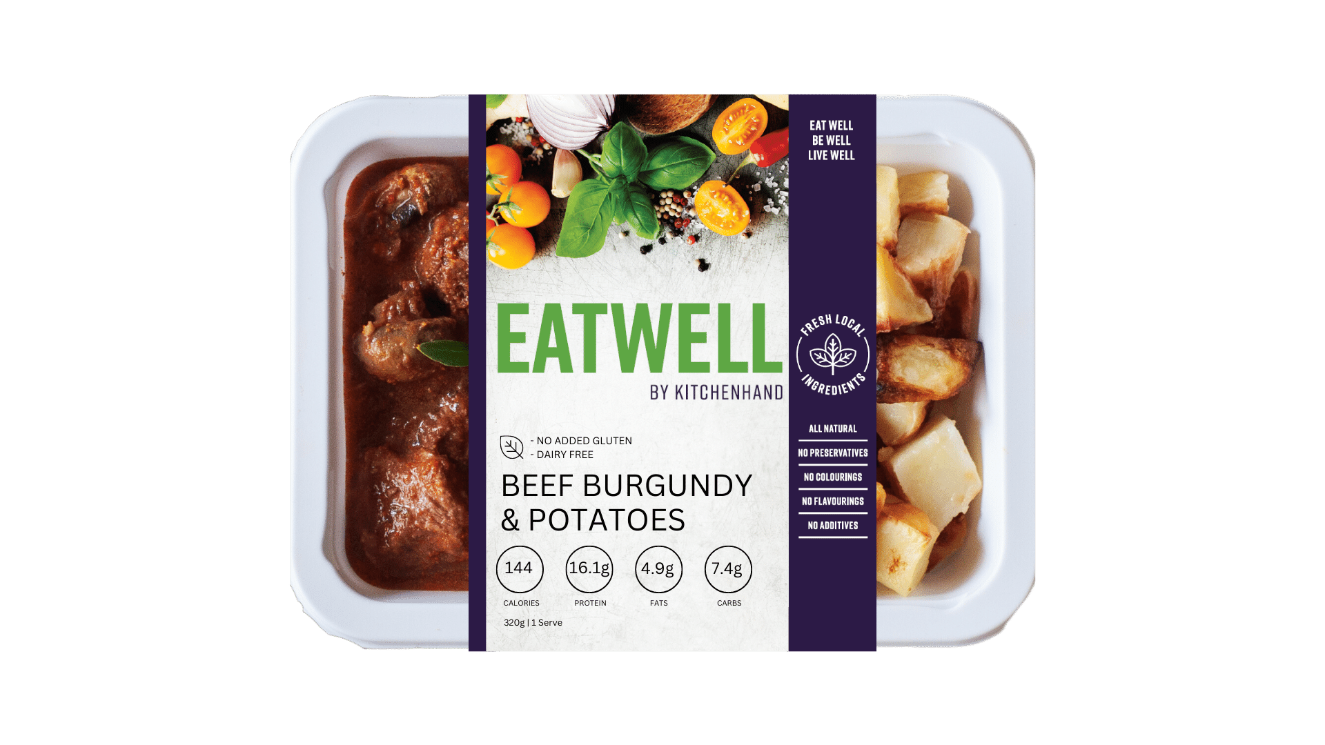 Eatwell - Ready meals Beef Burgundy & Potatoes 320g