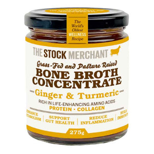 The Stock Merchant - Bone Broth Concentrate Ginger & Turmeric 275g