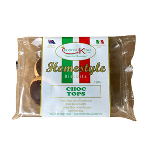 Crostoli King - Homestyle Biscuits Choc Tops 150g