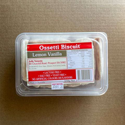 Osseti Biscuit - Lemon Vanilla 150g