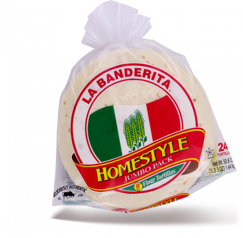 La Banderita - Jumbo Tortillas 24pcs