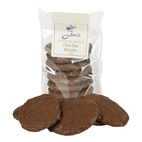 Jen's Traditional Biscuits - Choc Oat 300g