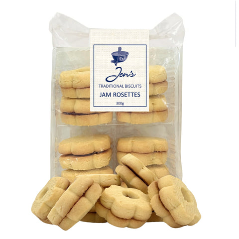 Jen's Traditional Biscuits - Jam Rosettes 300g