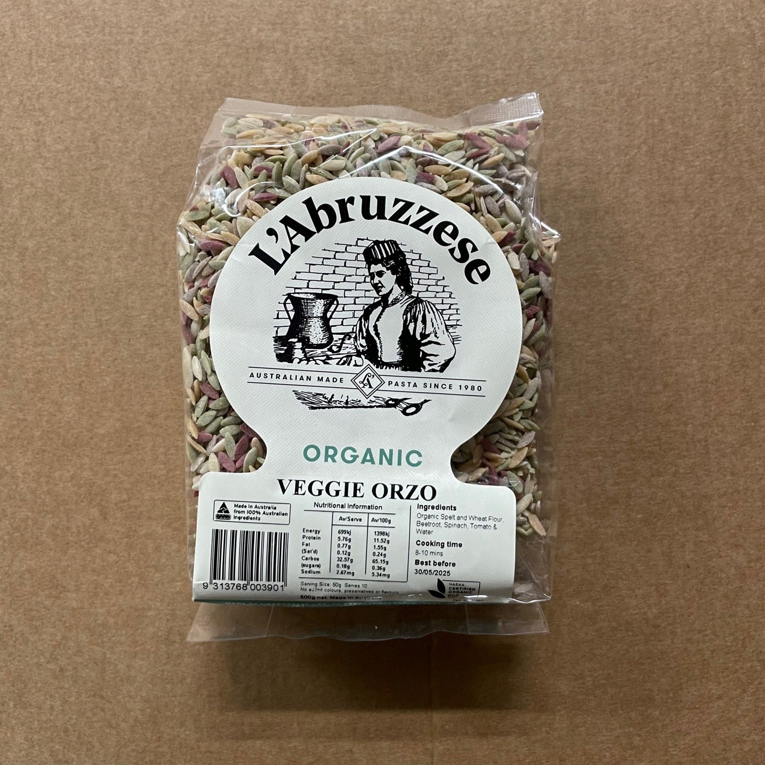 L'Abruzzese - Organic Veggie Orzo 250g