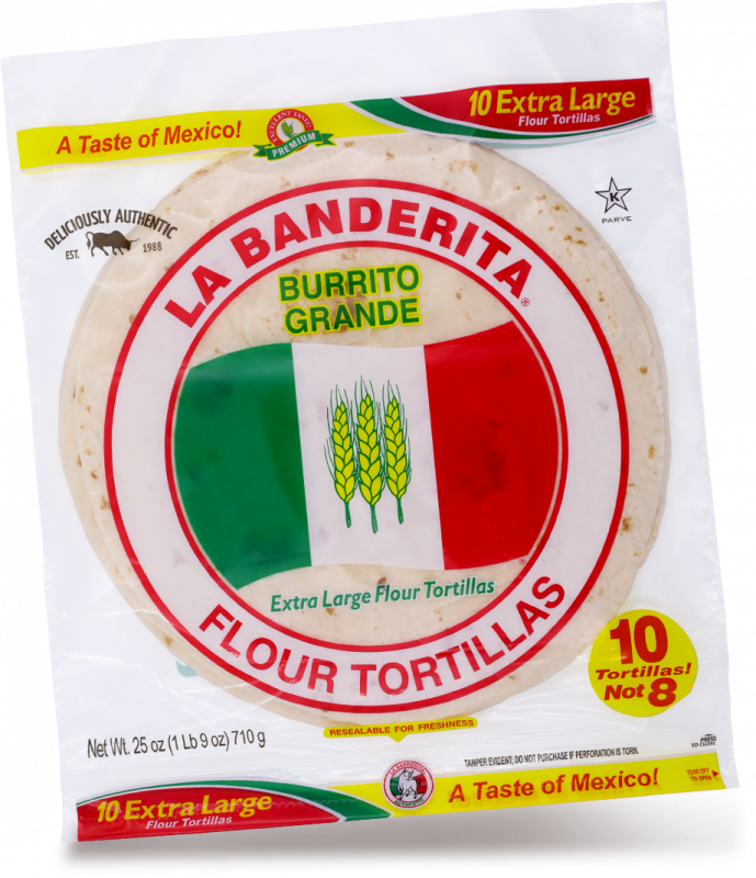 La Banderita - Extra Large Tortillas 10pcs