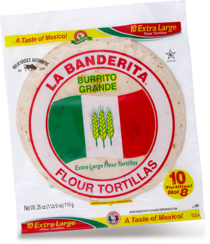 La Banderita - Extra Large Tortillas 10pcs