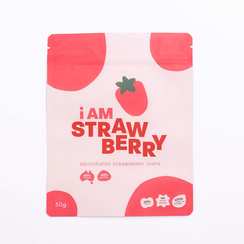 I Am Thirsty - Dehydrated Strawberry Chips 50g