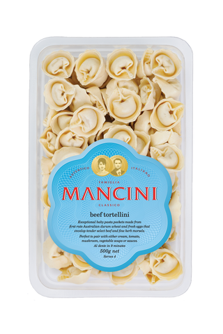 Frozen - Mancini Beef Tortellini 500g