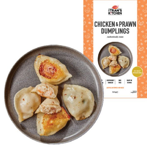 Tran's Kitchen - Chicken & Prawn Dumpling Frozen 500g