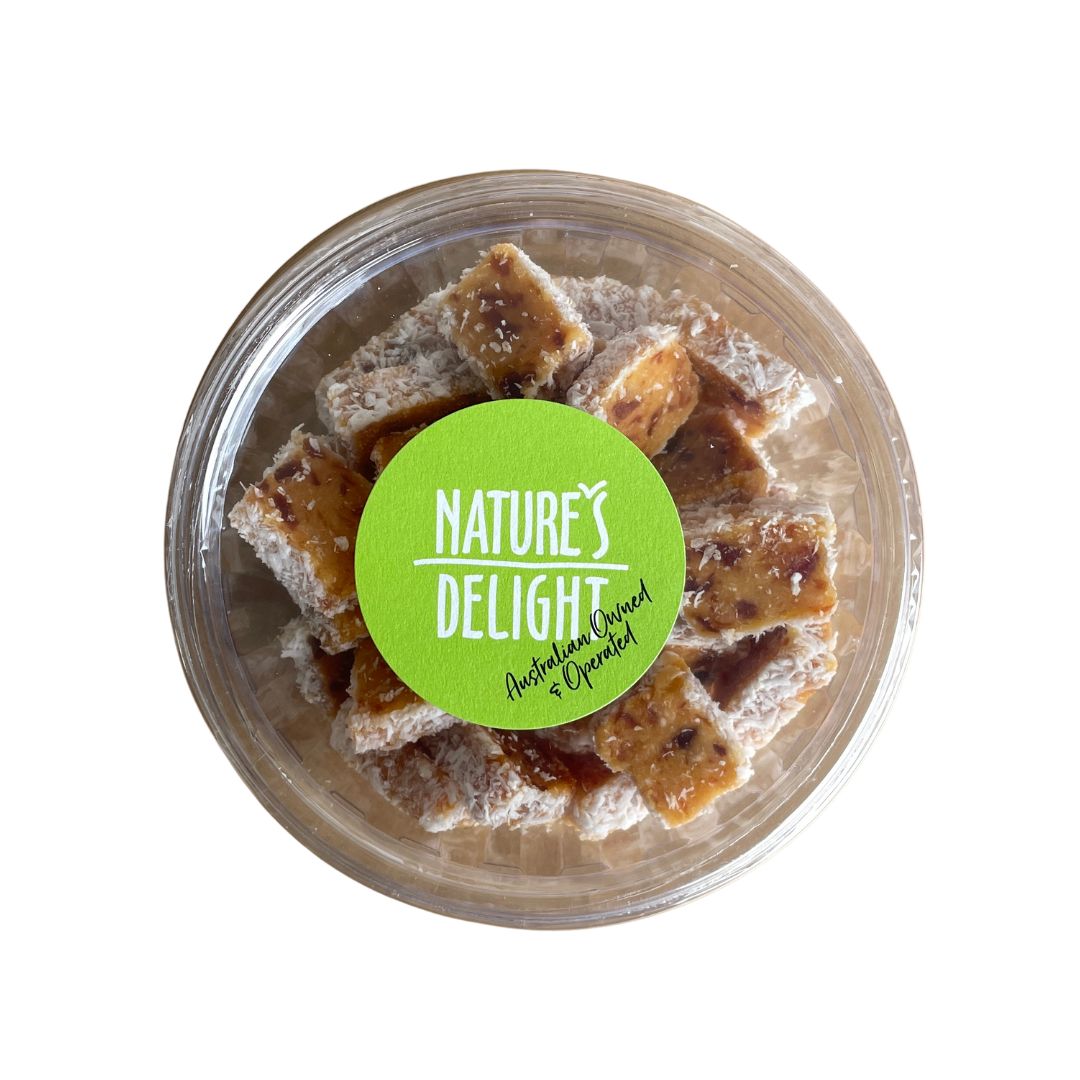 Nature's Delight Tub - Apricot Coconut Slice 180g