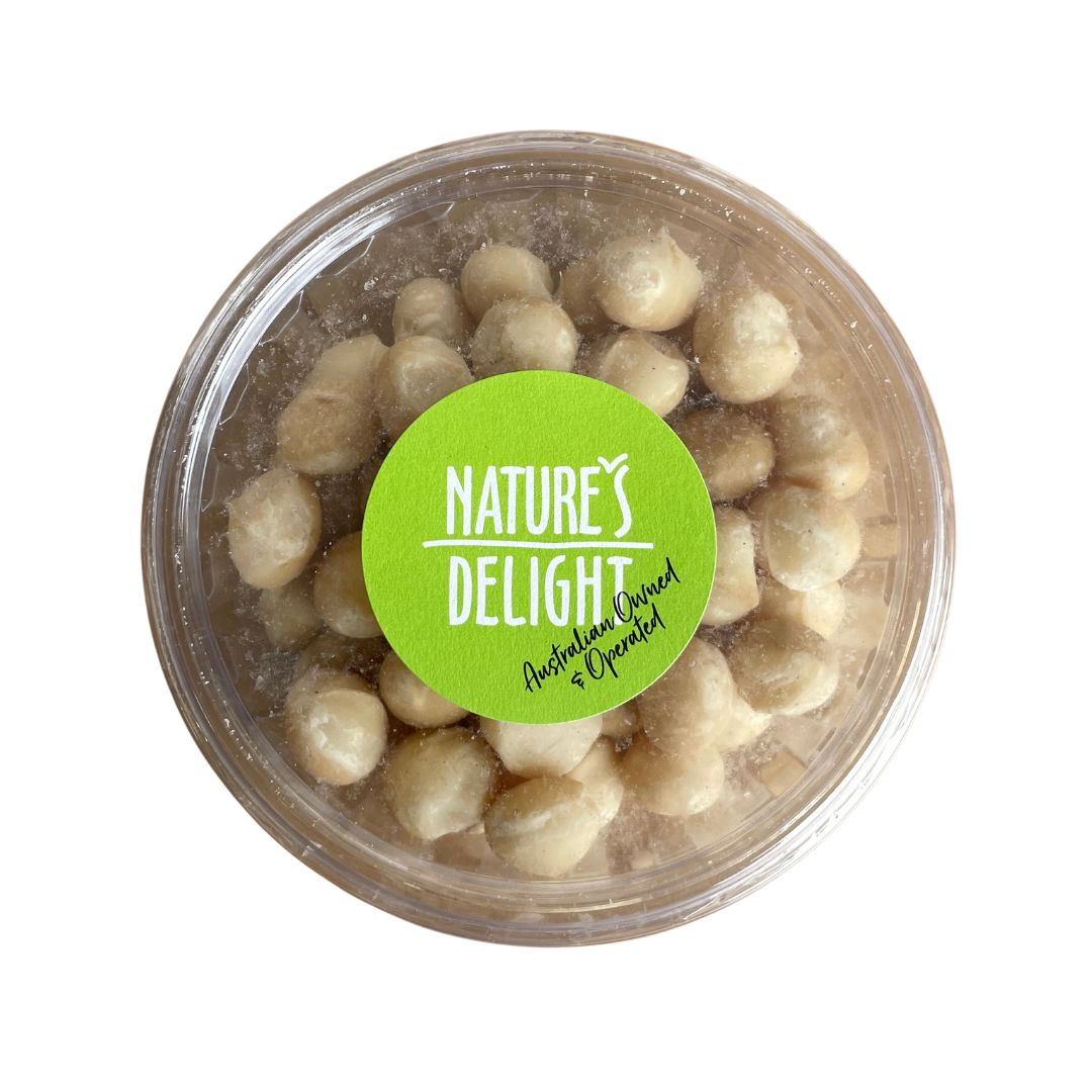 Nature's Delight Tub - Natural Macadamia 125g