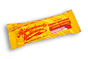 Ridiculously Delicious - Peanut Butter Bar Cherry Coconut 50g