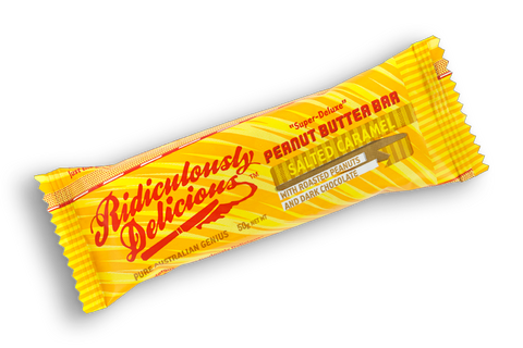 Ridiculously Delicious - Peanut Butter Bar Salted Caramel 50g