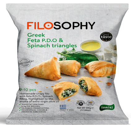 Frozen - Filosophy Spinach & Feta Triangle 500g