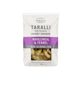 Continental Taralli - TARALLI - Wholemeal & Fennel 250g