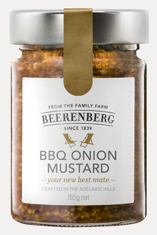 Beerenberg Mustard BBQ Onion 165g