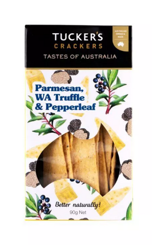 Tucker's Natural - Tastes of Australia Parmesan, WA Truffle and Pepperleaf 90g