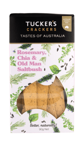 Tucker's Natural - Tastes of Australia Rosemary, Chia & Old Man Saltbush 90g