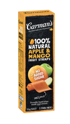 Carman's - 100% Natural Apple & Mango Fruit Straps
