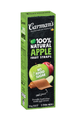 Carman's - 100% Natural Apple Fruit Straps