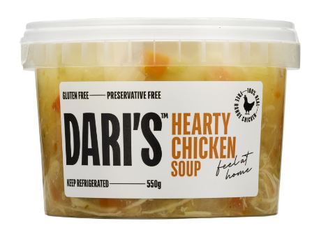 Dari's Hearty Chicken Soup 550g