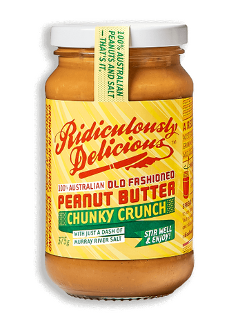 Ridiculously Delicious - Peanut Butter Chunky Crunch 375g