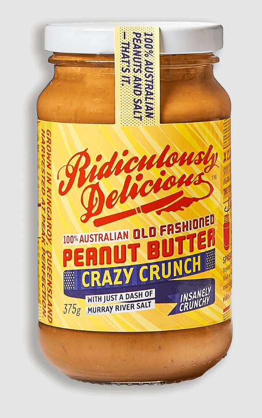 Ridiculously Delicious - Peanut Butter Crazy Crunch 375g