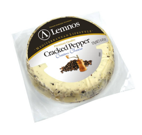 Lemnos Cream Cheese Cracked Pepper 125g