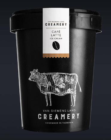 Van Diemens Land Creamery - Cafe Latte Ice Cream 500ml