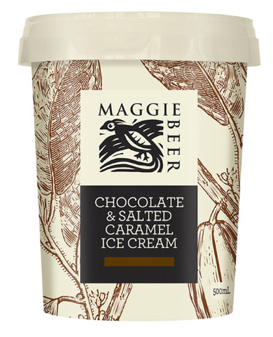 Maggie Beer Ice-cream Chocolate & Salted Caramel 500ml