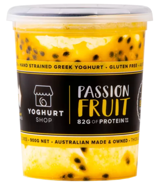 Yoghurt Shop Passionfruit Greek Yoghurt 900g