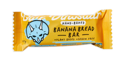 Blue Dinosaur Snack Bars Banana Bread 45g