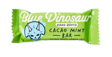 Blue Dinosaur Snack Bars Cacao Mint 45g
