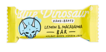 Blue Dinosaur Snack Bars Lemon & Macadamia 45g