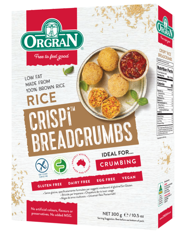 Orgran Crispi Breadcrumbs Rice 300g