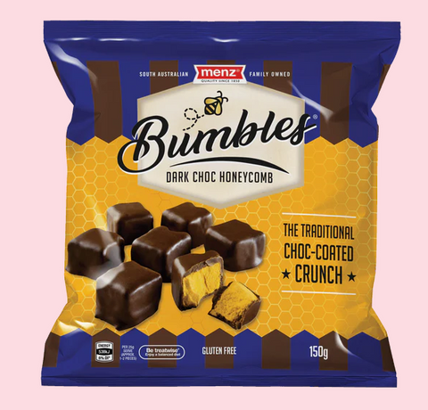 Menz - Bumbles Dark Chocolate Honeycomb 150g