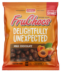 Menz - Fruchocs Milk Chocolate Apricot + Peach 650g