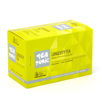 Tea Tonic Tea Bags Longevity 20pk