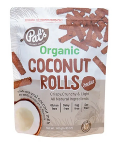 Pat's Coconut Rolls Chocolate 140g