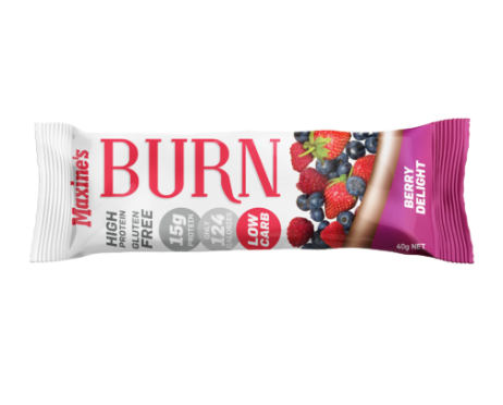 Maxine's Burn Bar Berry Delight 40g